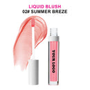 Blush Líquido Vegano à Prova d’Água – Longa Duração, Alta Pigmentação