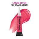 Blush Líquido Vegano à Prova d’Água – Longa Duração, Alta Pigmentação