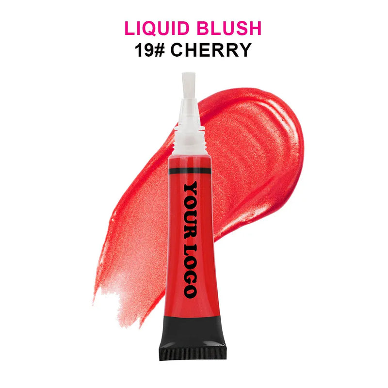 Blush Líquido Vegano à Prova d’Água – Longa Duração, Alta Pigmentação