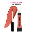 Blush Líquido Vegano à Prova d’Água – Longa Duração, Alta Pigmentação