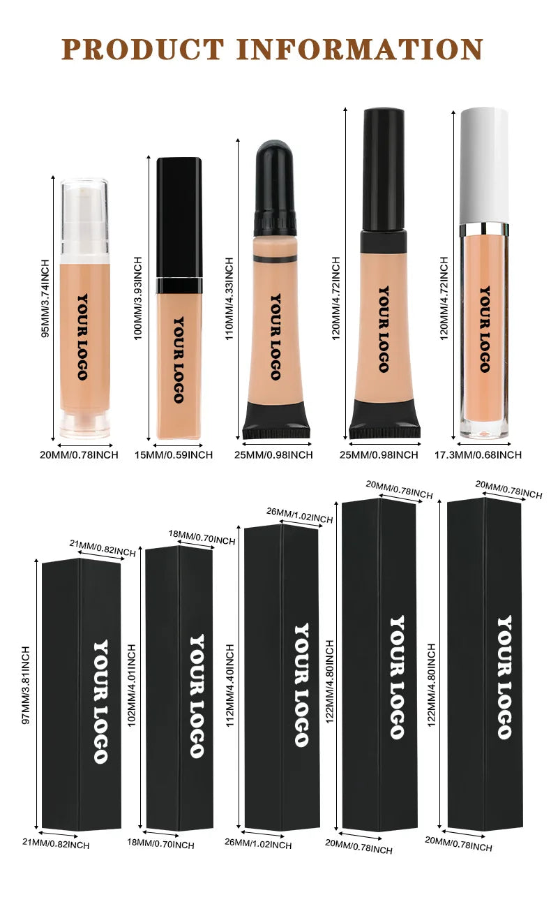 Corretivo Caneta Alta Cobertura | 22 Cores | Waterproof | Perfeito para Olheiras e Manchas