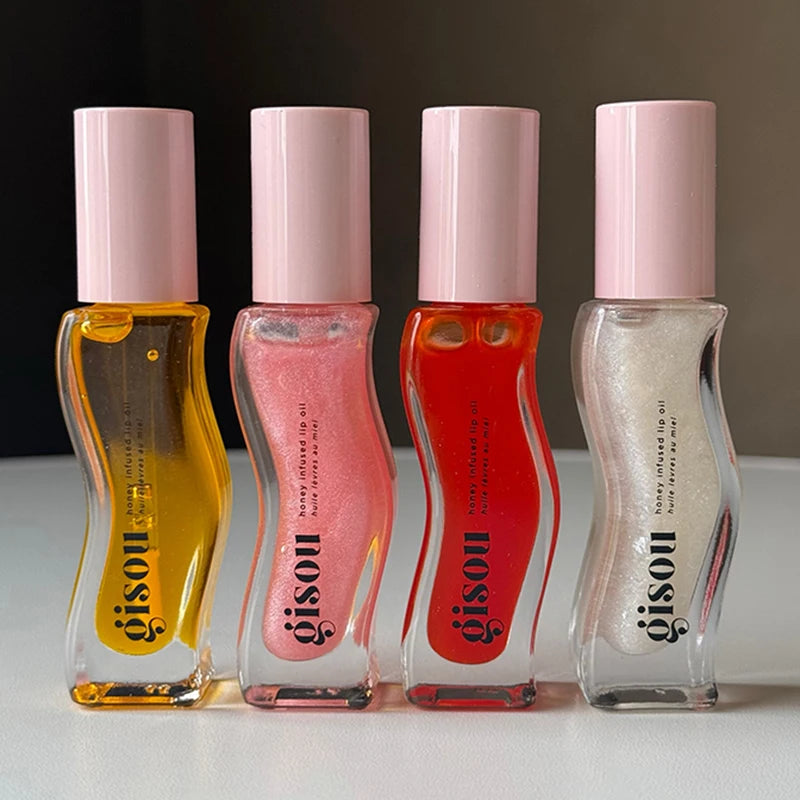 Lip Oil Gloss Hidratante e Brilhante – Volume, Nutrição e Efeito Rosado