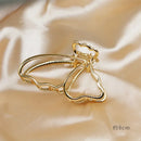 Presilha de Cabelo Feminina – Dourada, Borboleta Geométrica Estilosa